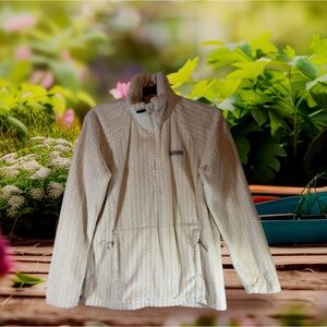 Columbia Women’s M Sherpa 1/4 Zip Pullover Fuzzy Zip Cozy Sportswear Creme